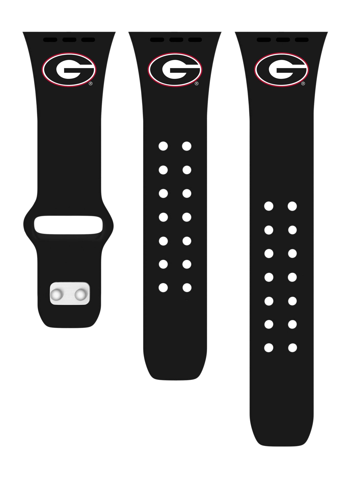 Georgia Bulldogs Apple Watch Band (Black)