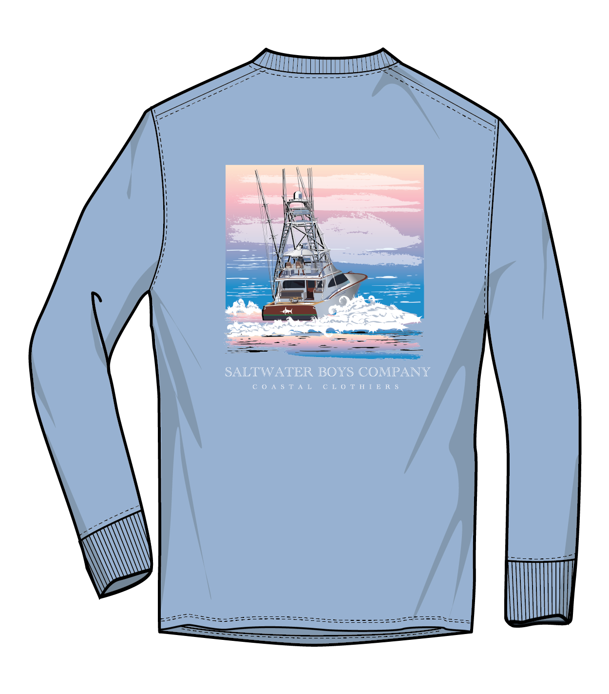 Saltwater Boys Company - Offshore Boat Boys Long Sleeve Graphic Tee