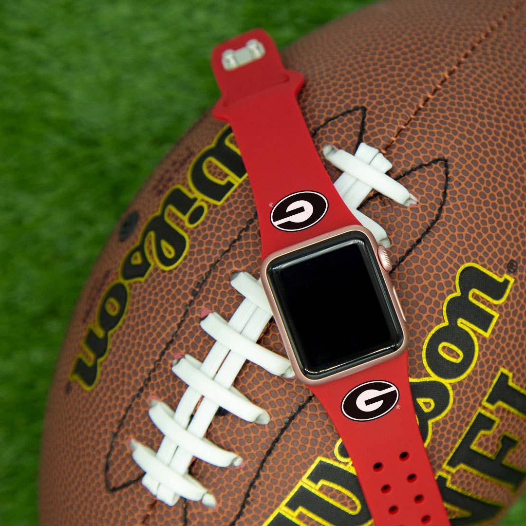 Georgia Bulldogs Apple Watch Band (Black)