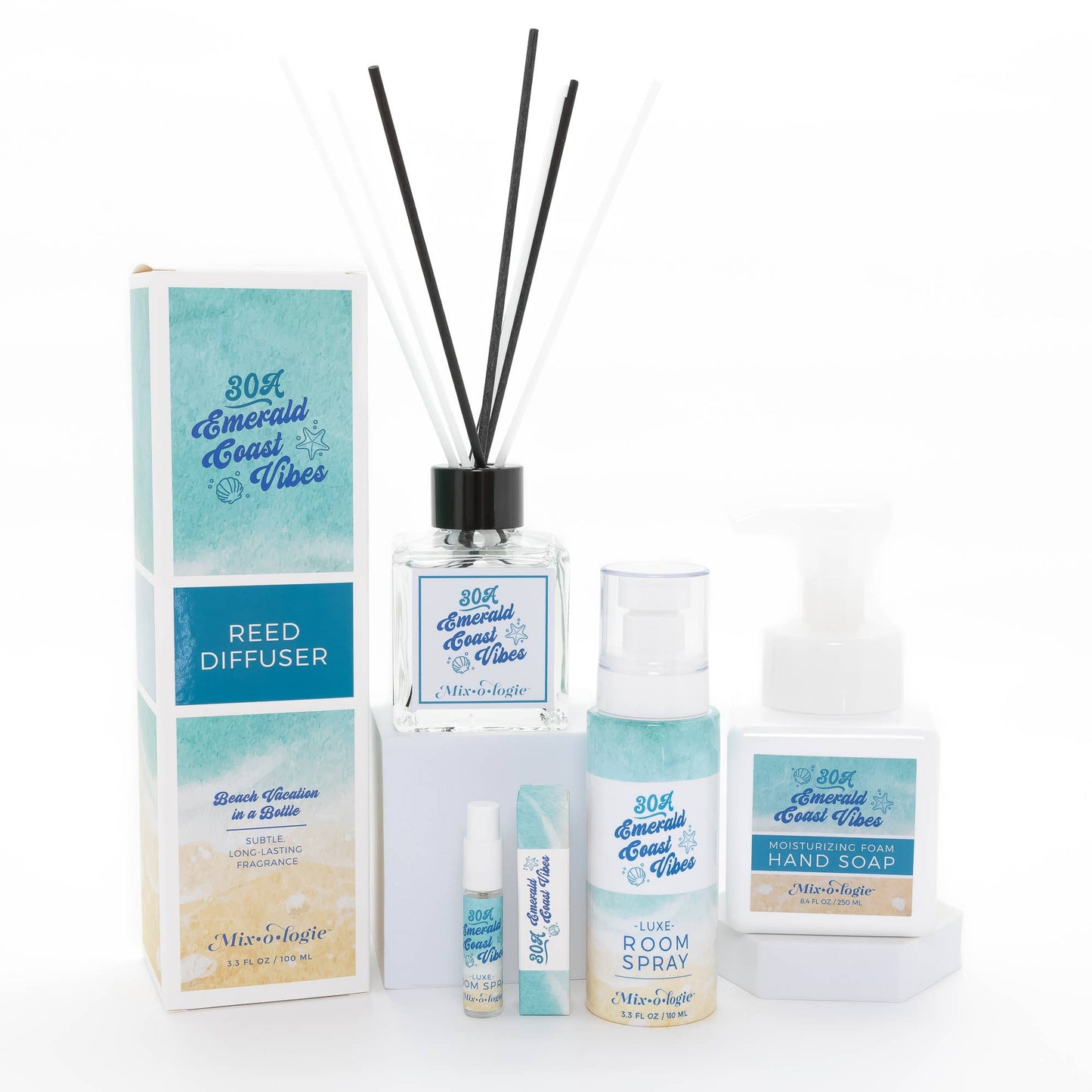 Mixologie - 30A Emerald Coast Vibes - Reed Diffuser