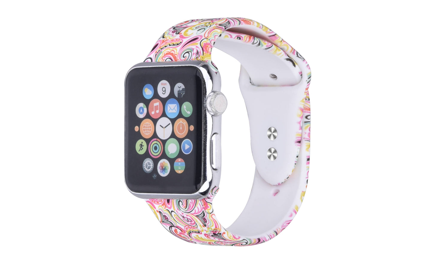 Paisley Printed Silicone Bands Apple Watch
