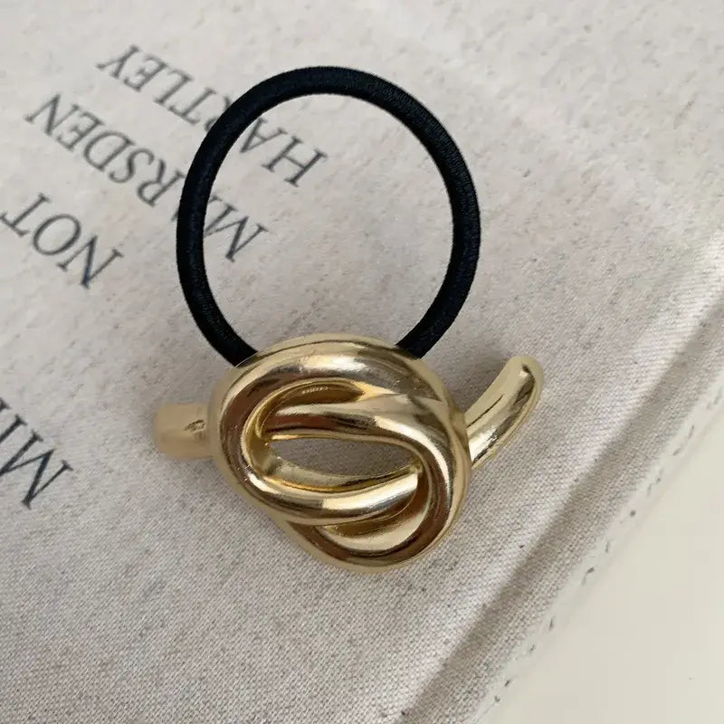 Sweet Cherry Sky - Gold Metal Hair Tie Hair Accessory Hair Band