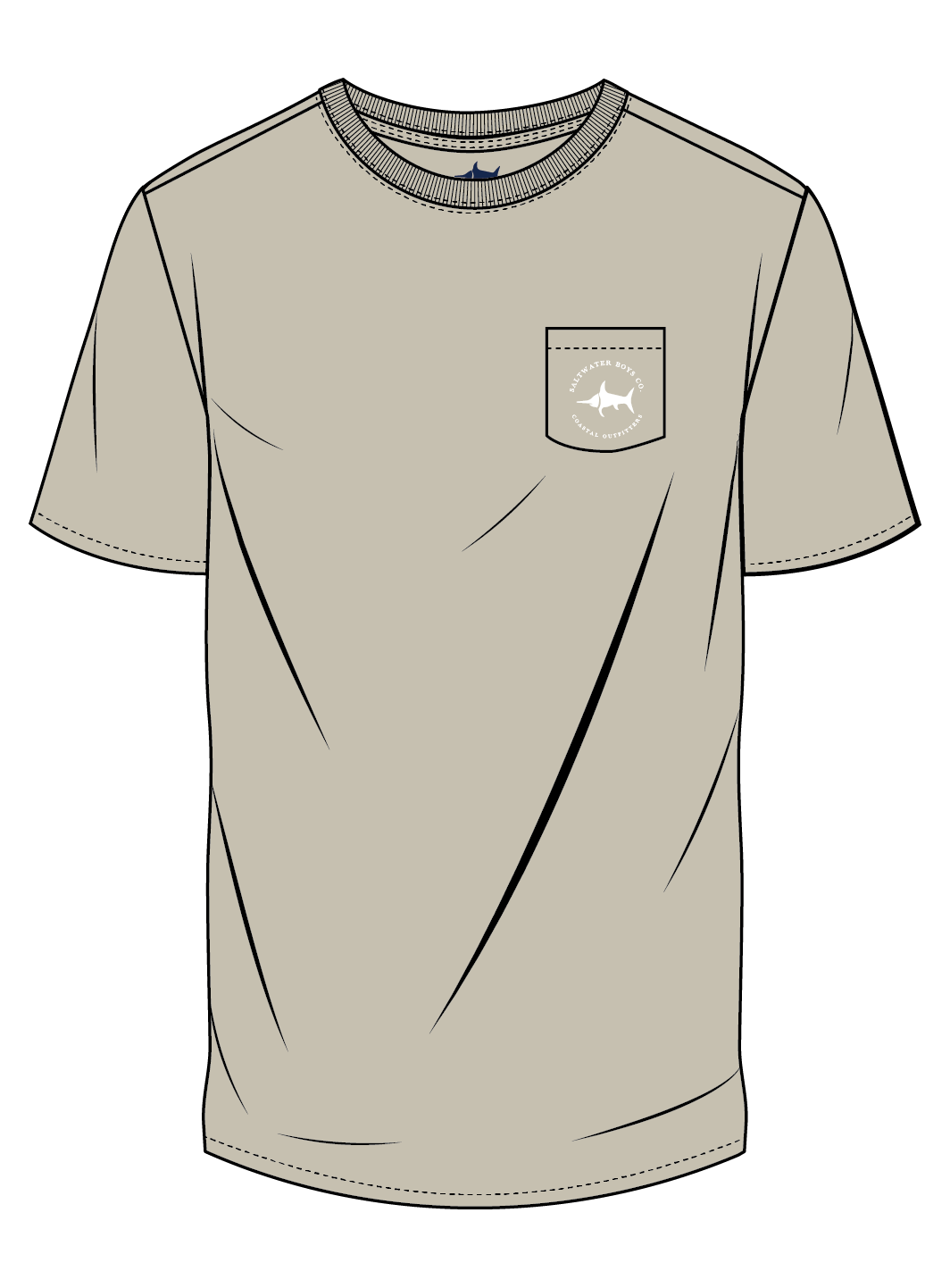 Saltwater Boys Company - Hunting Dog Boys Short Sleeve Graphic Tee