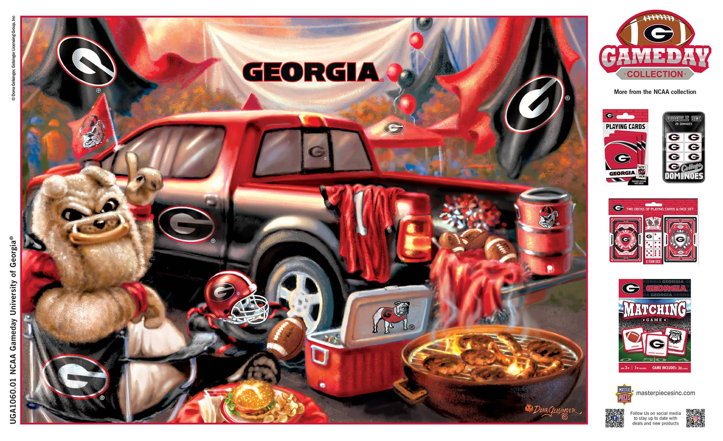 Georgia Bulldogs - Gameday 1000 Piece Puzzle