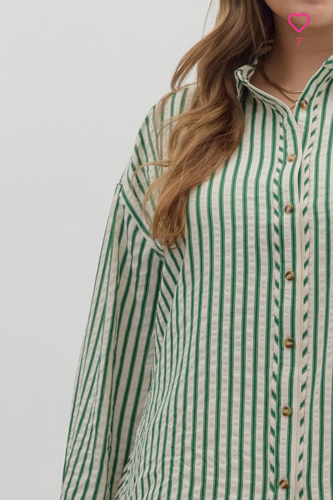 Textured shirt with pleated drape hem