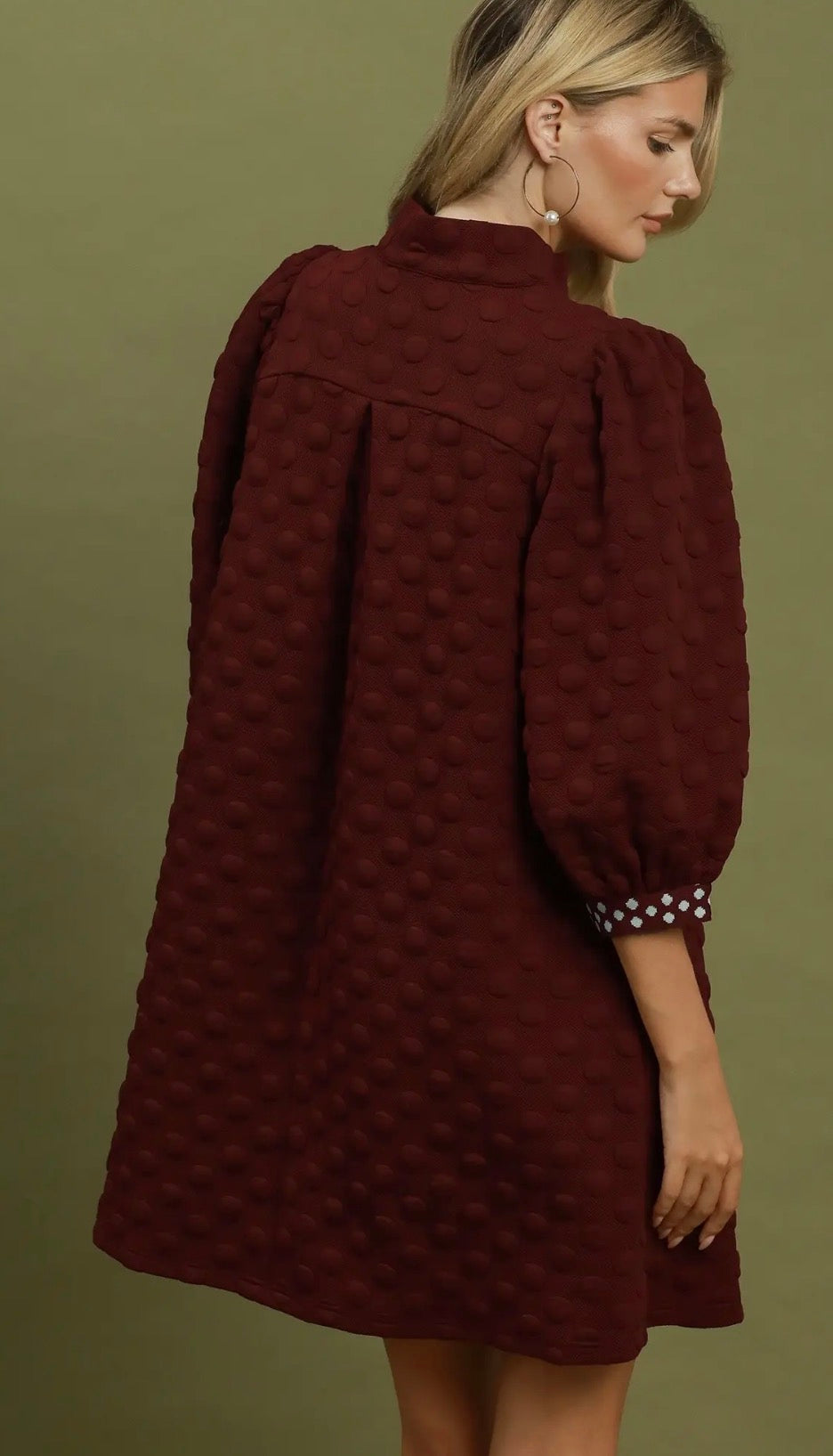 Peyton Dress in Wine