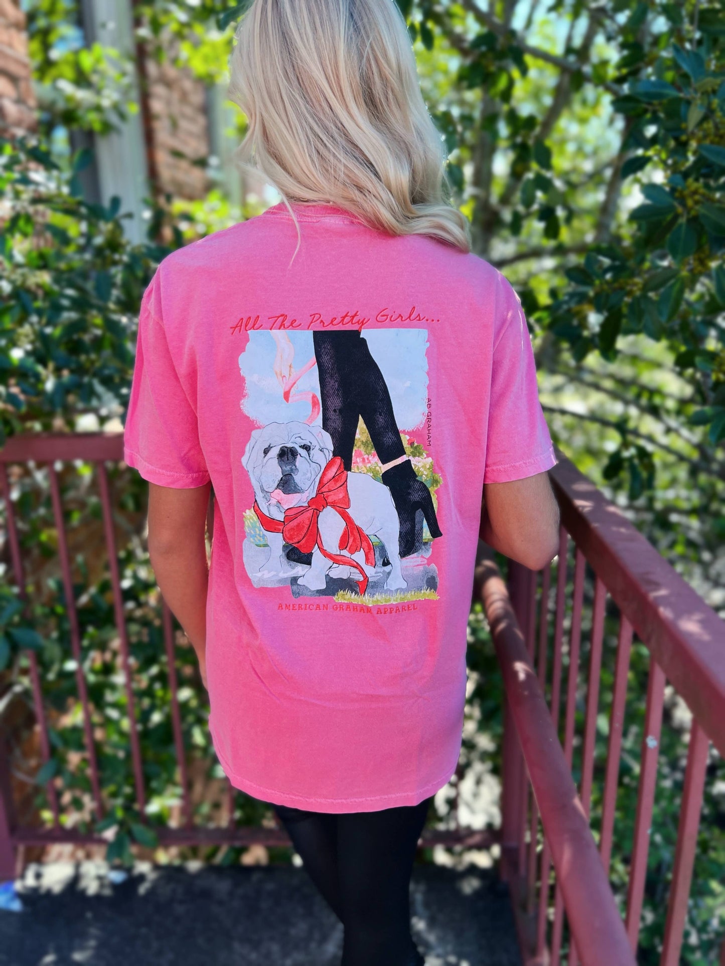 All The Pretty Girls Walk Like Graphic Tee, Georgia Bulldogs