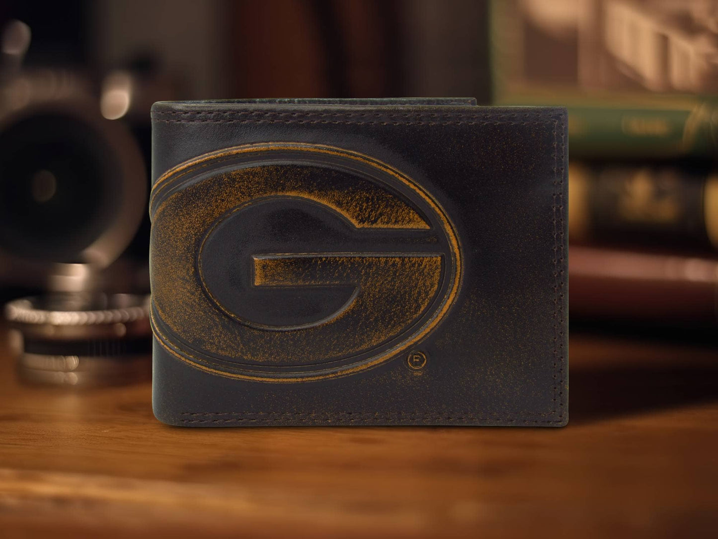 Zep-Pro - Georgia Bulldogs Burnished Leather Bifold Wallet