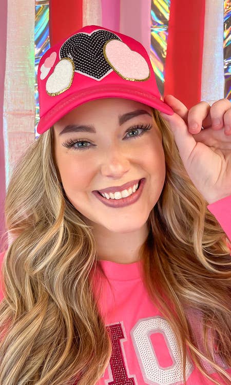Sugar Stitch - All The Love Valentine Patch Trucker Hat