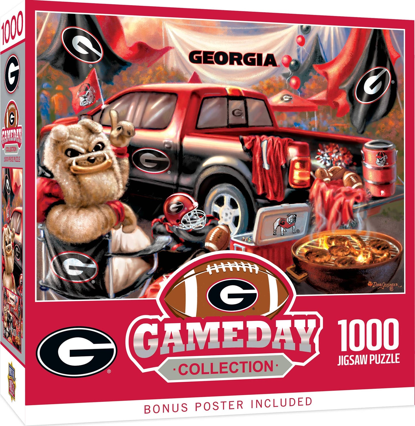Georgia Bulldogs - Gameday 1000 Piece Puzzle