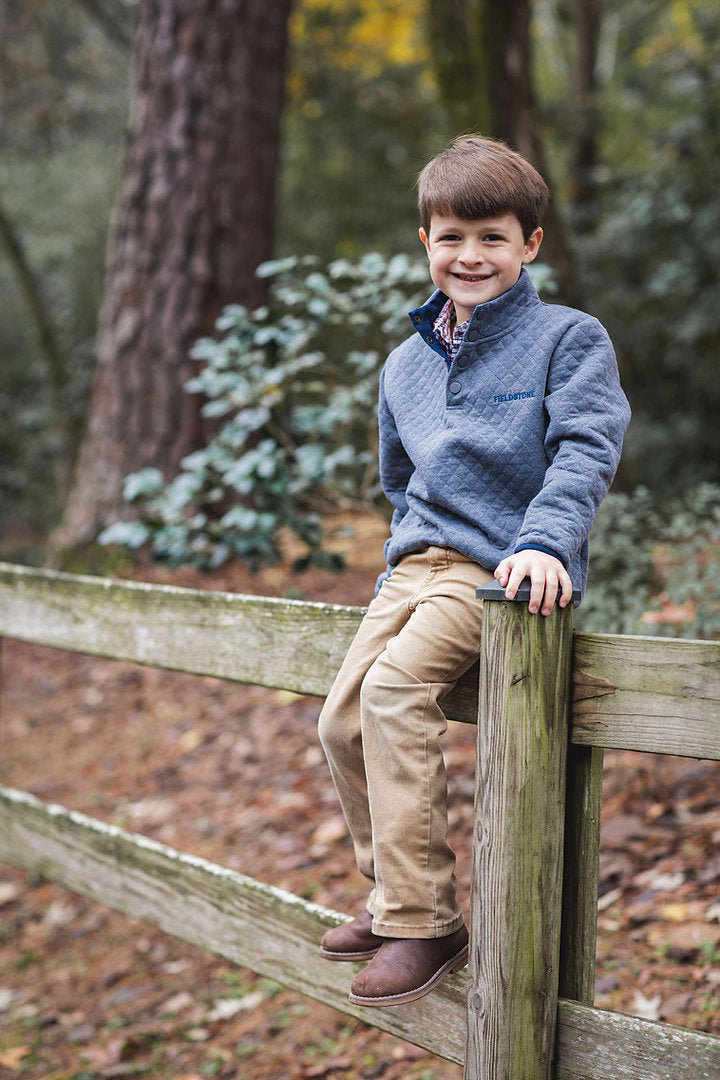 Youth Fieldstone Quilted Pullover