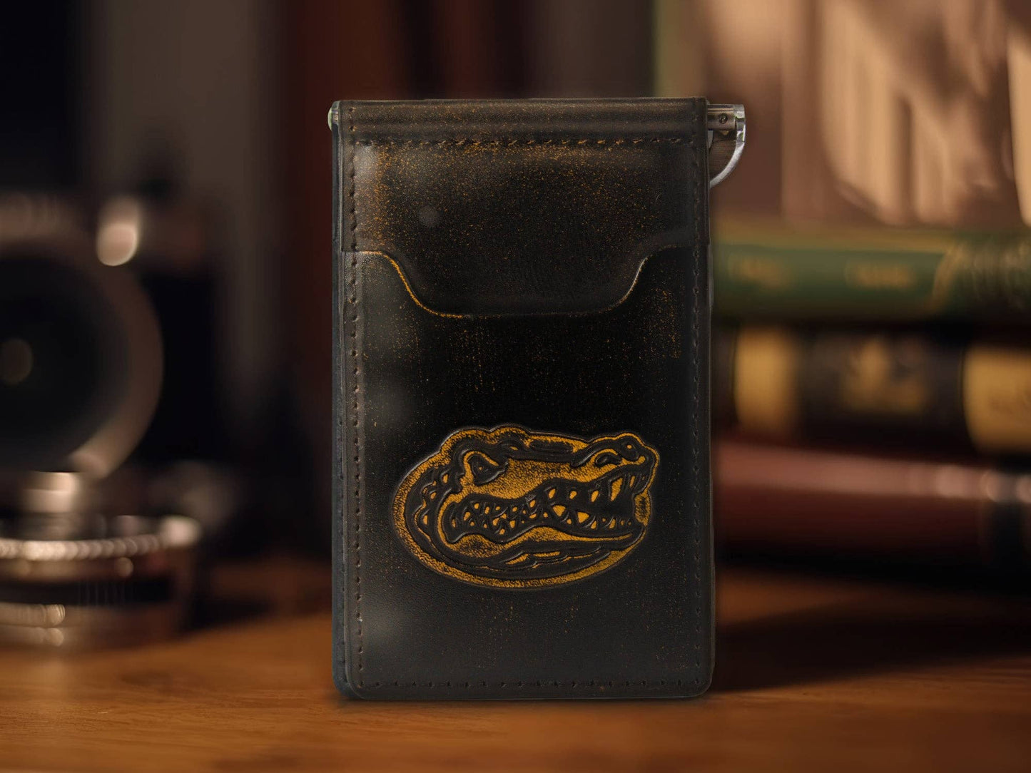 Zep-Pro - Florida Gators Burnished Leather Front Pocket Clip Wallet