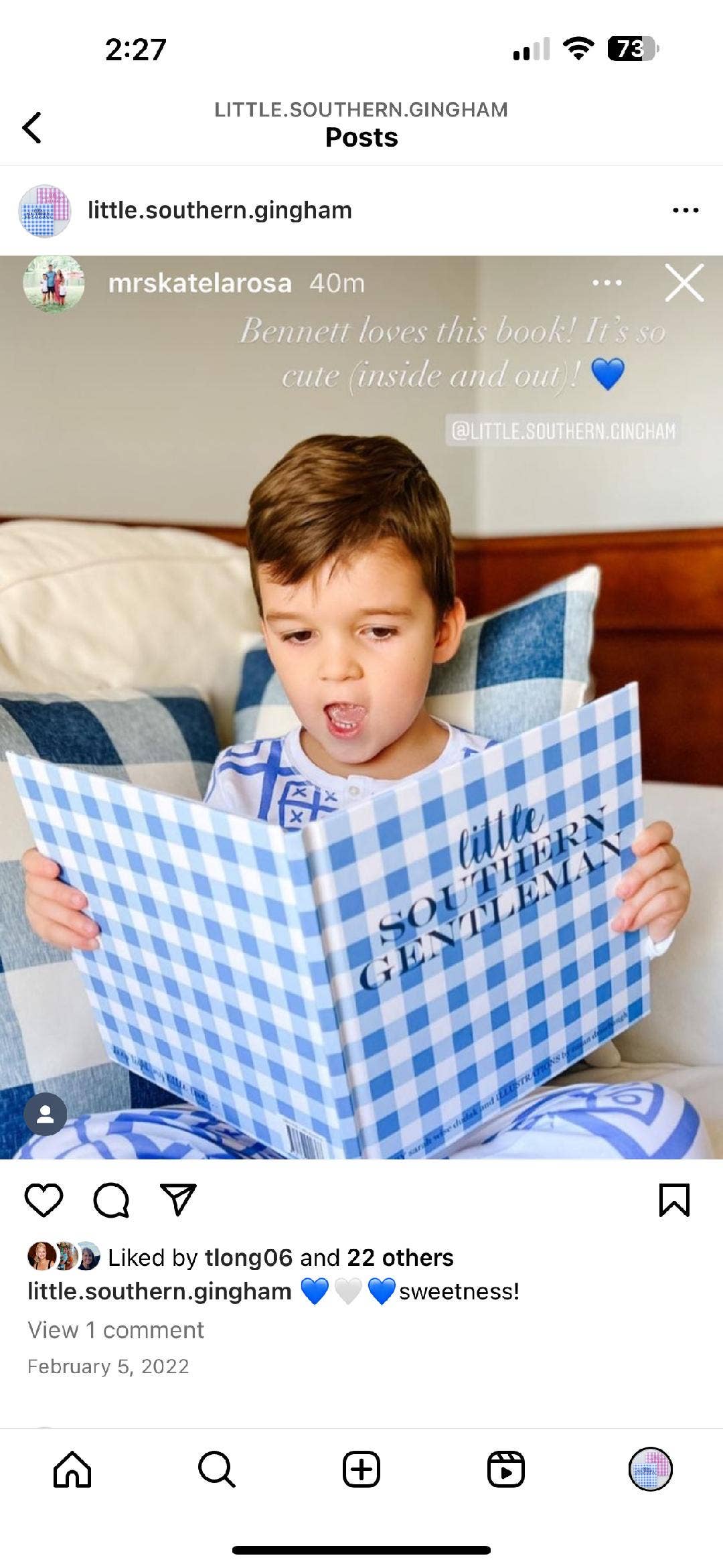 Little Southern Gingham - Little Southern Gentleman