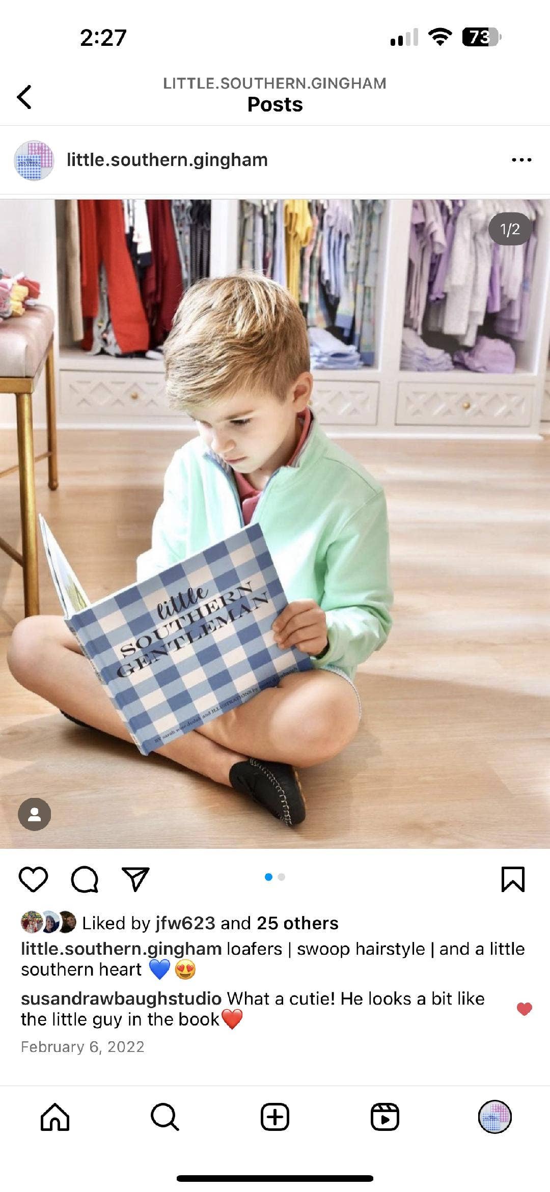 Little Southern Gingham - Little Southern Gentleman