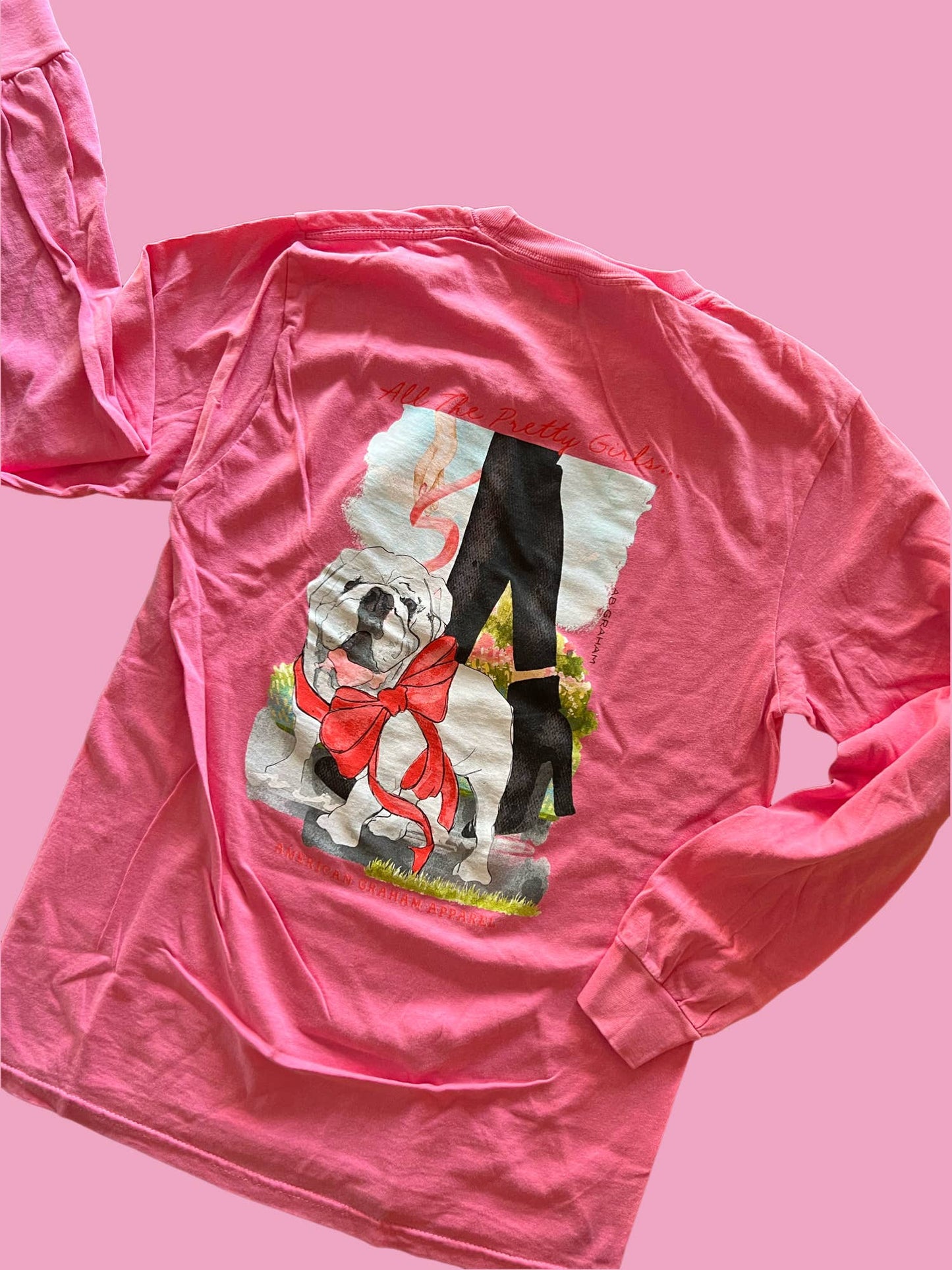 All The Pretty Girls Walk Like Graphic Tee, Georgia Bulldogs