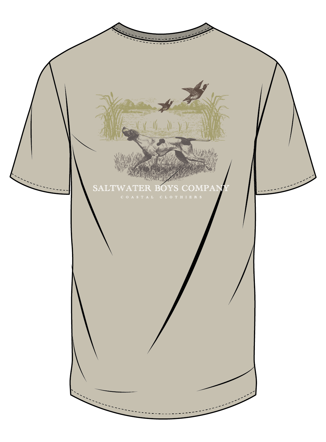 Saltwater Boys Company - Hunting Dog Boys Short Sleeve Graphic Tee
