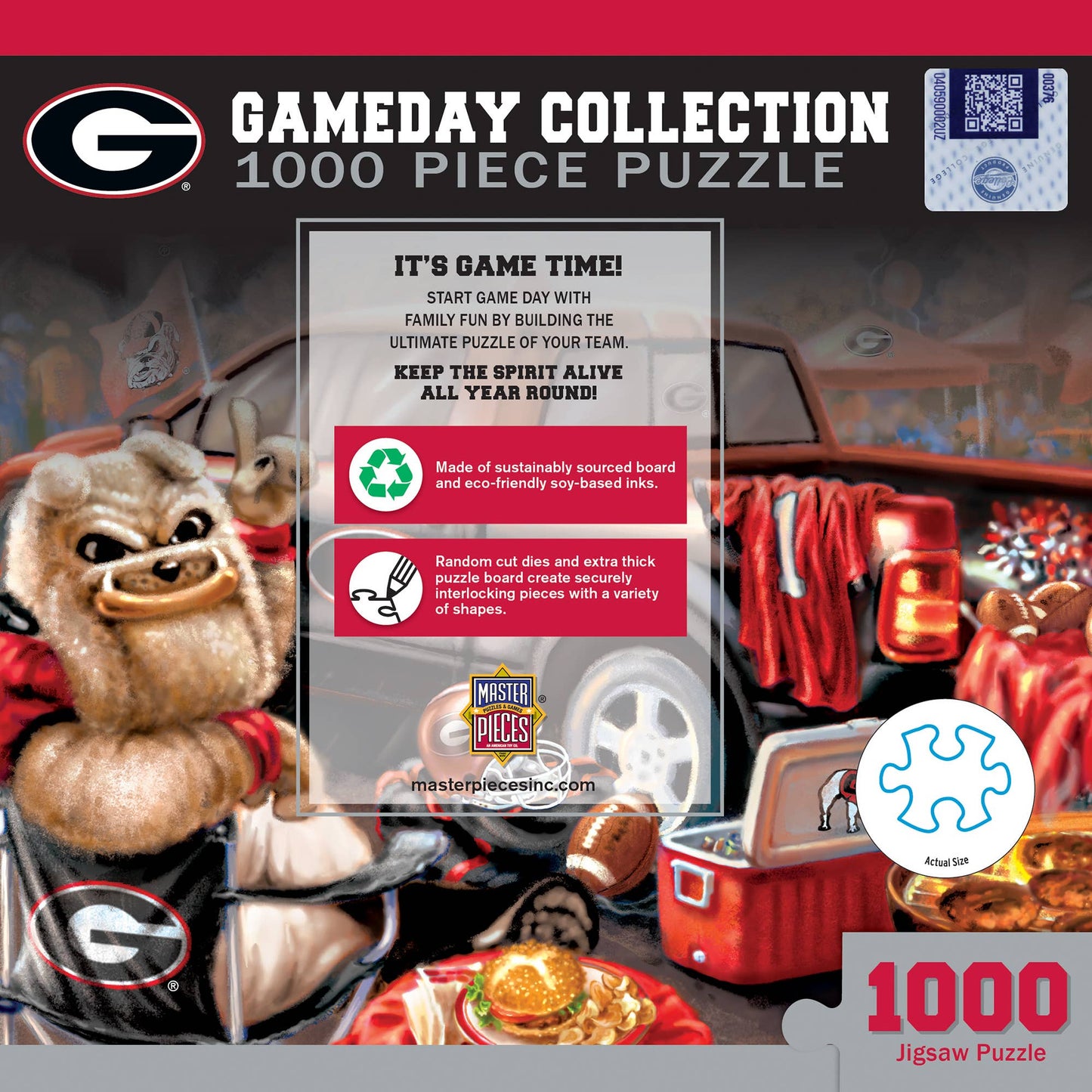 Georgia Bulldogs - Gameday 1000 Piece Puzzle