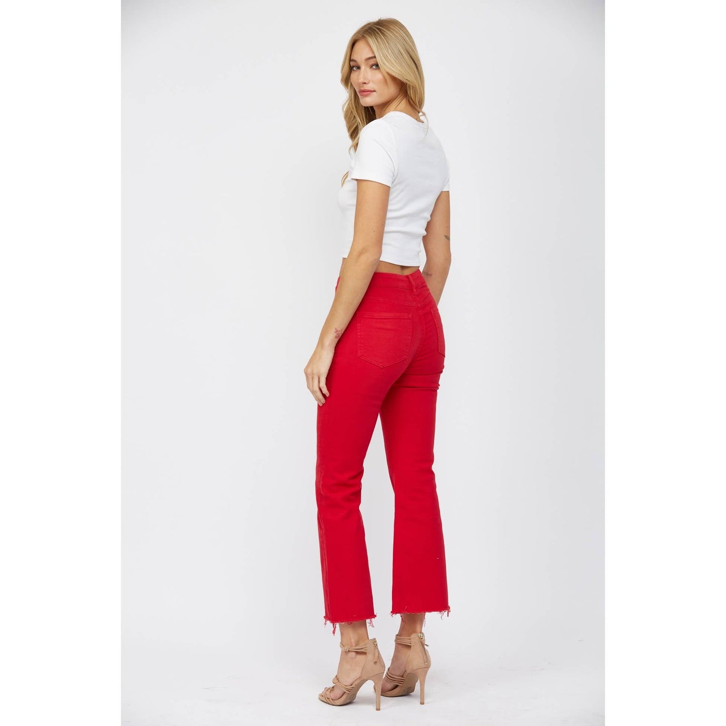 Mica Denim - HIGH RISE ANKLE FLARE