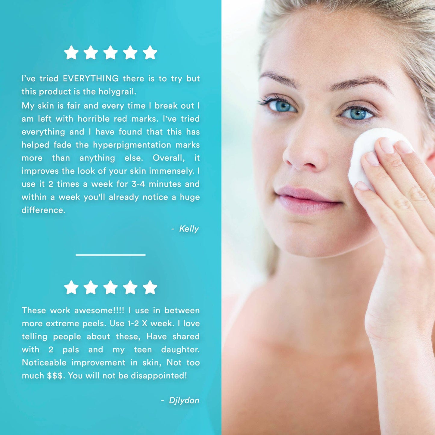 Perfect Image - Hydro-Glo Peel Pads (Daily-Use)