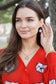 Canvas Style - Georgia Bulldogs Pave Disc Necklace in Shiny Gold