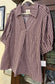 Layne Burgundy Gingham Shirt (Curvy Sizes)