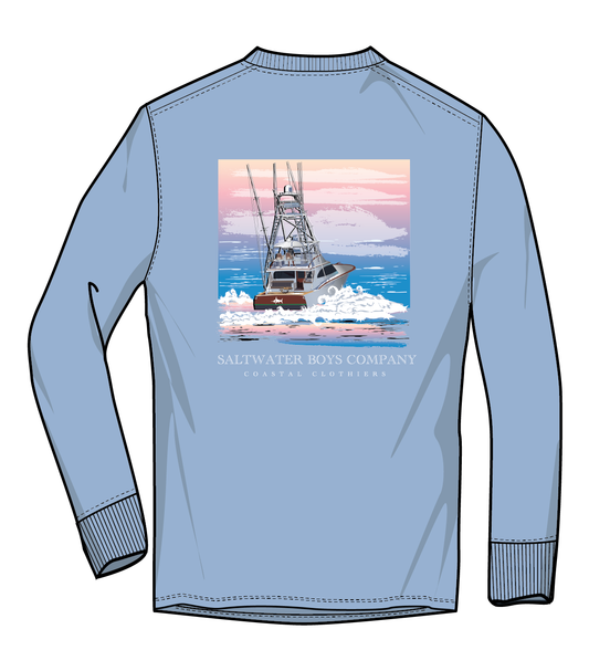 Saltwater Boys Company - Offshore Boat Boys Long Sleeve Graphic Tee