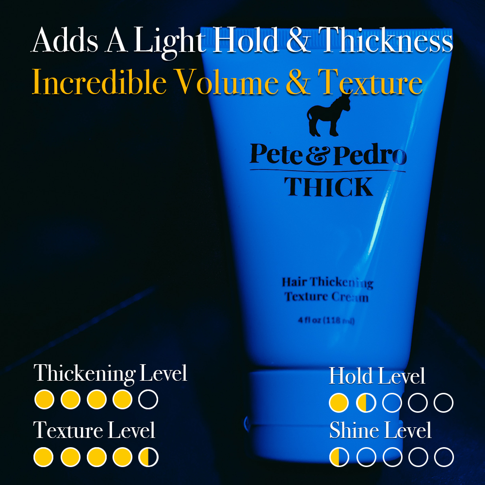 Pete & Pedro - THICK Hair Thickening & Light-Hold Styling Cream