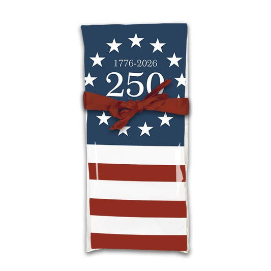 Single Flour Sack Towels Packaged -250th Anniversary