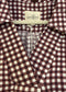 Layne Burgundy Gingham Shirt (Curvy Sizes)