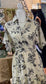 Classy floral transition dress for Fall