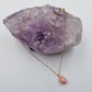 Easter Zircon Egg Pendant Necklace - 18K Gold