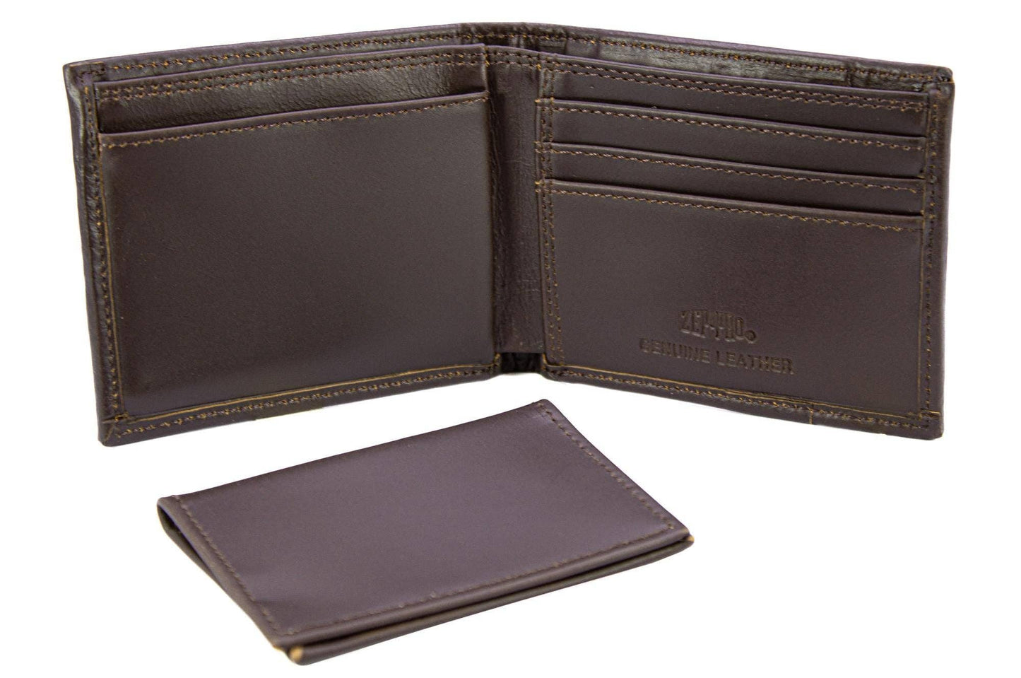 Zep-Pro - Shot Men's Bifold Old School Camo Leather Wallet.