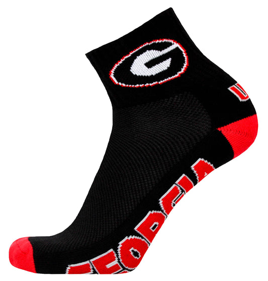 Game Day Quarter Socks (Georgia Bulldogs)