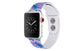 Pink Swirly Printed Silicone Bands Apple Watch
