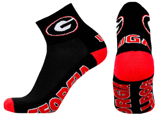Game Day Quarter Socks (Georgia Bulldogs)