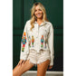 NUTCRACKERS EMBROIDERED CHRISTMAS CORDUROY JACKET