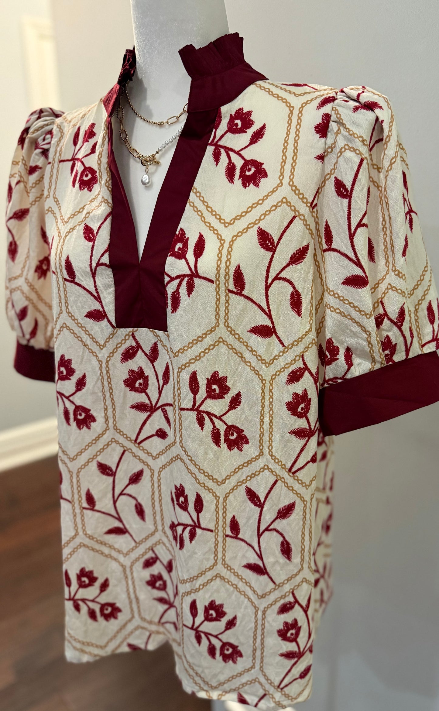 Lovely in Garnet (plus sizes)