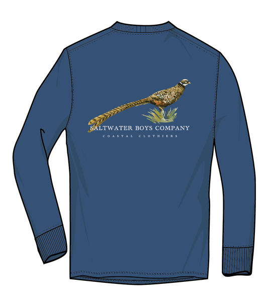 Saltwater Boys Company - Pheasant Boys Long Sleeve Graphic Tee