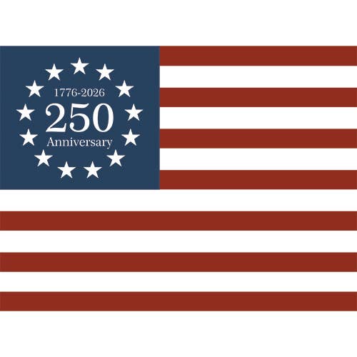 Single Flour Sack Towels Packaged -250th Anniversary