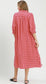 Tori Taupe Gingham Dress