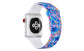 Pink Swirly Printed Silicone Bands Apple Watch