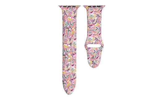 Paisley Printed Silicone Bands Apple Watch