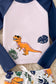 Dinosaur printed Boys two piece swim set
