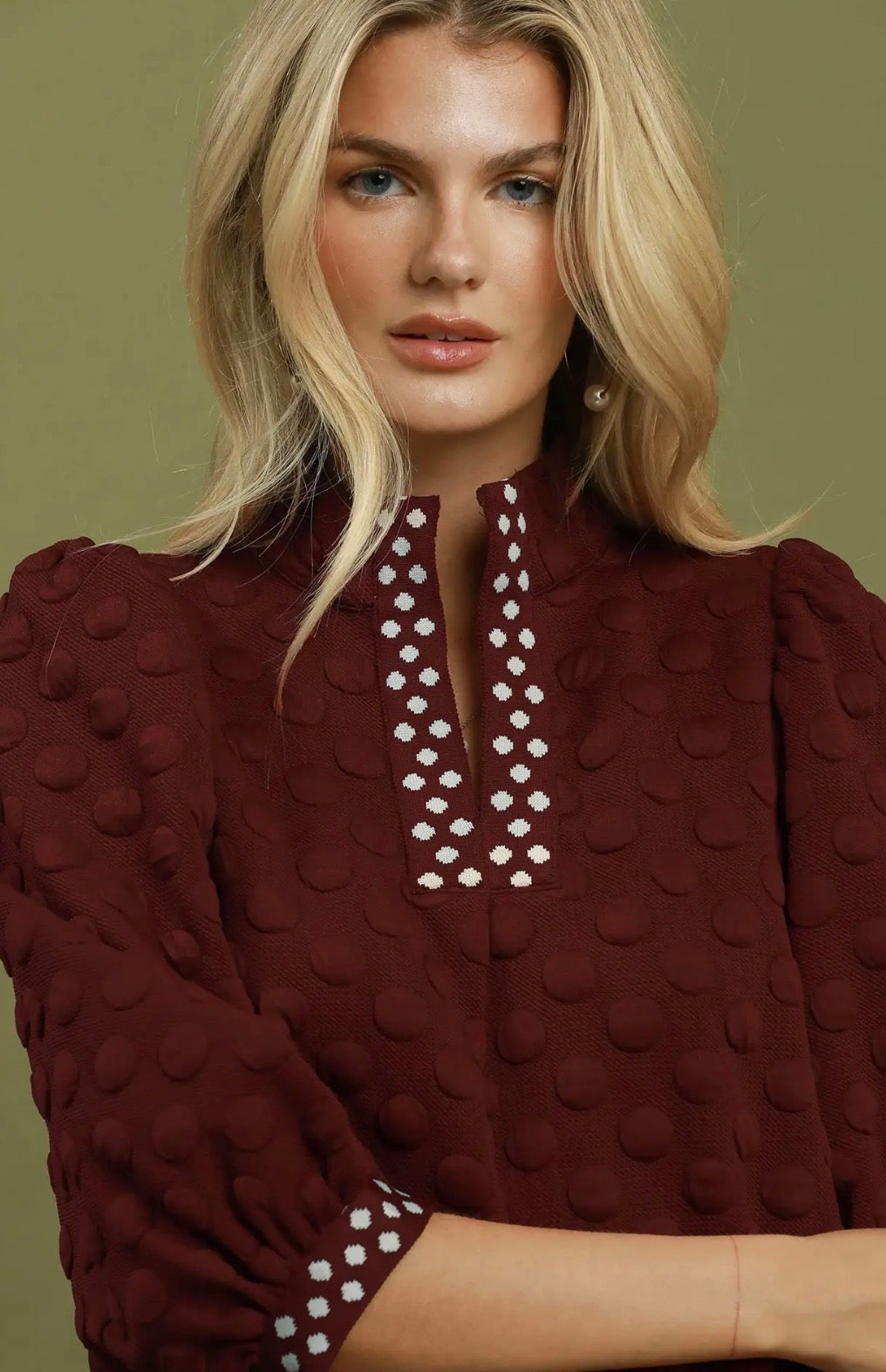 Peyton Dress in Wine