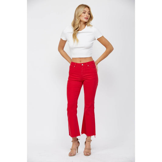 Mica Denim - HIGH RISE ANKLE FLARE