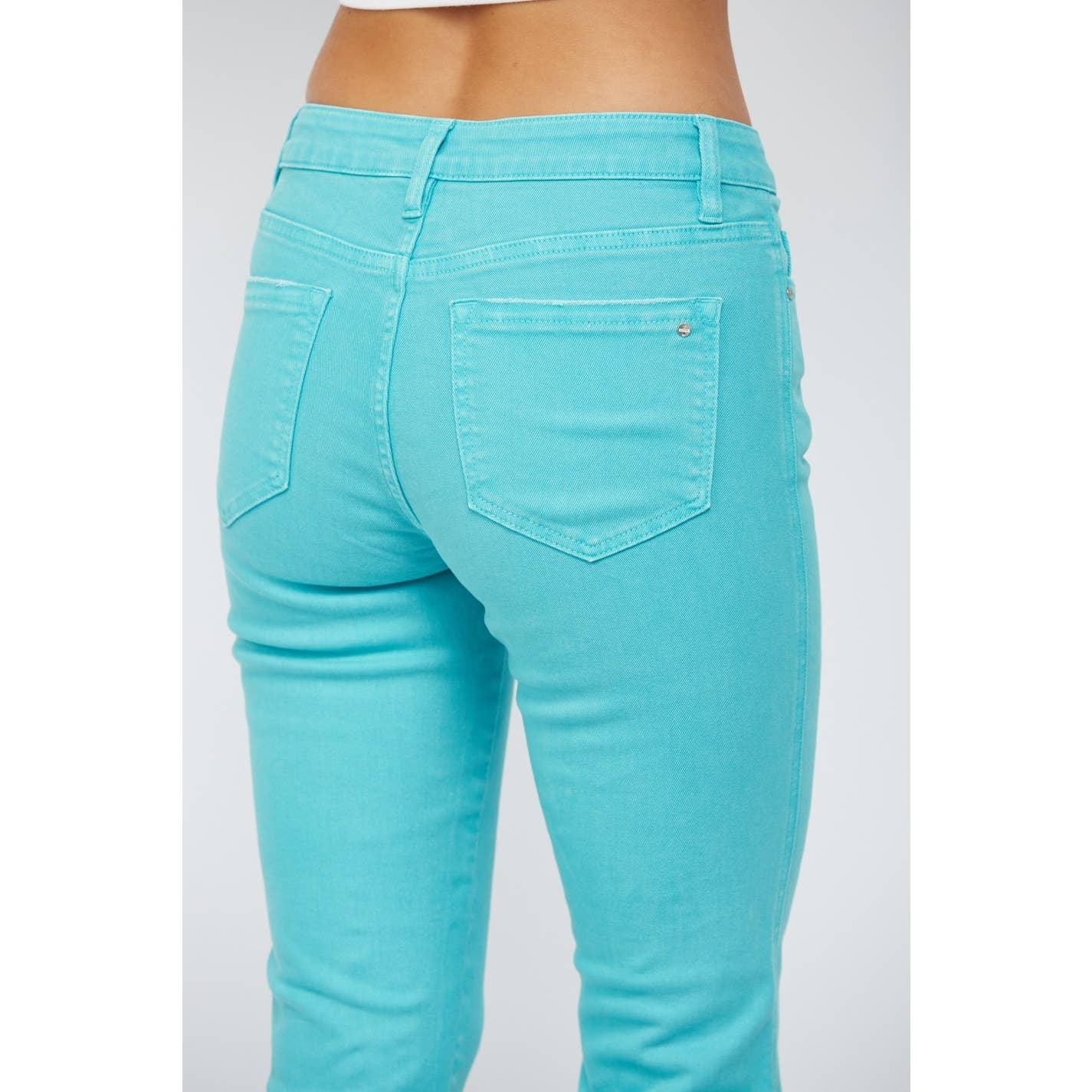 Mica Denim - HIGH RISE CROP FLARE