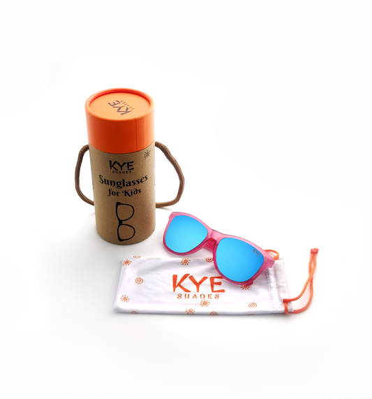 Kye Shades - Kids Polarized Sunglasses | Pink Flamingo - Fits Ages 3-7