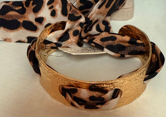 Leopard Scarf Bracelet