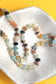JOSSLYN by wall to wall - NATURAL STONE CHARM  SPRING CLASP BEADED NECKLACE | 40NK9467