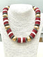 TWO FORTY TWO - GAME DAY - School Spirit Necklace (gray/burg/white)